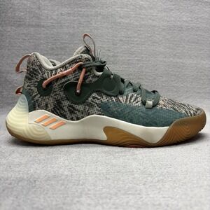 Adidas Harden Stepback 3 Shoe Youth Size 6 Green Orange Basketball Bounce GW6577